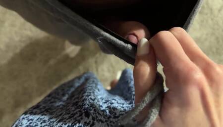 Hot Girl Roommate Pussy Rubbed Till Cum Panties