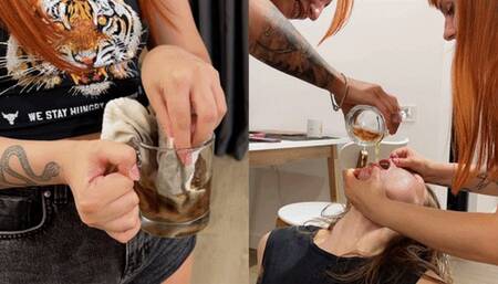 Dirty Socks Tea And Wet Socks Slaps Lesbian Domination (WMV HD 720p)