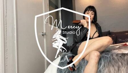 Mistress Snow Mercy Will Spank You In The Bedroom