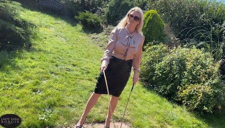 Outdoor Caning!  Let Your Screams be Carried on the Wind!