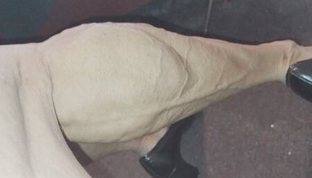 Vintage heels and brace