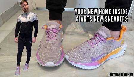 YOUR NEW HOME INSIDE GIANTS NEW SNEAKERS