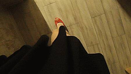 My long sexy legs on red shoes! MP4
