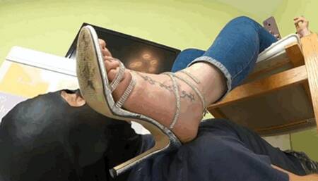 CC - Disgusting sexy high heel sandals