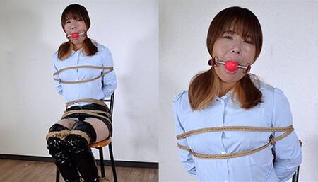 LT2 Cute Japanese Girl Lum Bound & Gagged in Thigh High Boots Part2 (FasterDownload)