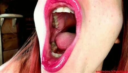 Redhead never stop yawning