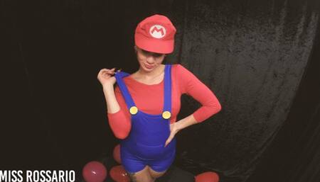 pop balloon red heels cospay mario bross