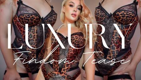 Luxury Lingerie Findom Tease and Denial