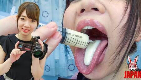 Miyu Saito's Intimate Selfie: A Journey in Her MOUTH!