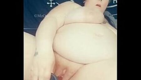 BBW Goth Slut uses Ovipositor for First Time