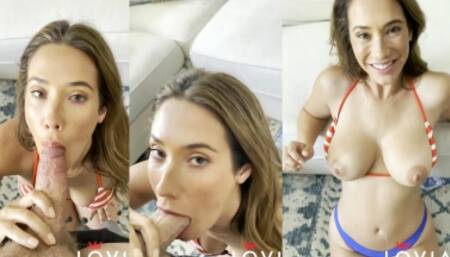 Eva Lovia Deepthroat Blowjob Cumshot Video Leaked