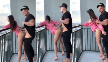 Delia Rose Balcony Sex Tape PPV Video Leaked