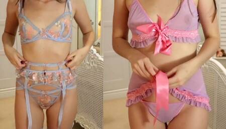 Florescent ASMR Favourite Lingerie Haul Video Leaked