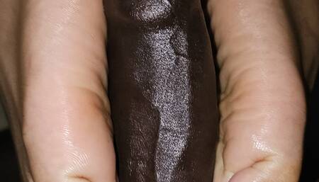 Step Cousin with Nude Toes Tries Footjob