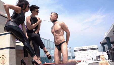 Foot worship, trampling, heel licker for Mistress Alexandra Balance and Goddess Tangent