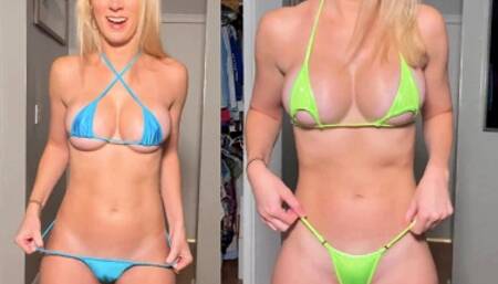 Vicky Stark Nude Micro Bikini Try On Haul Video Leaked