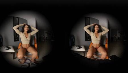 Brenda Biceps VR Video 14 - Long Sleeves Flexing Video