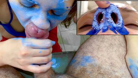 Delicious Nose Job: You Cum Because of My Painted Nose