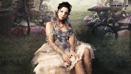 379 Julia Parker fairy purple sparkles cosplay costume