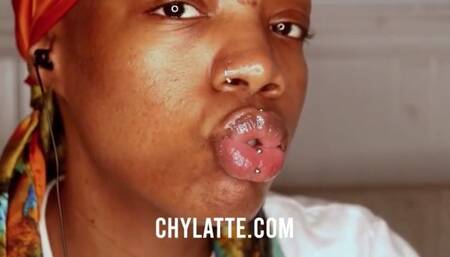 Shiny Lips - Lip Fetish Mouth Fetish Kisses - 1080 MP4