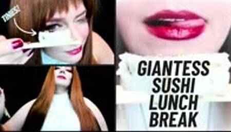 Giantess Sushi Lunch Break (SD - WMV)