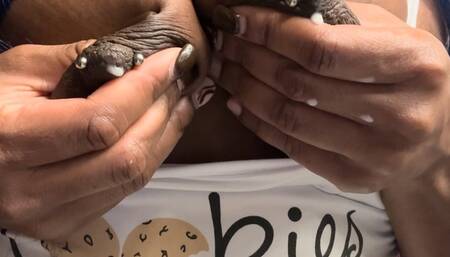 Milking, Sucking, Squeezing, and Bouncing My Titties