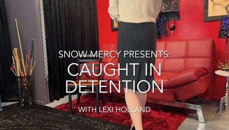 You Are Caught Watching Headmistress Snow Mercy Spank Lexi Holland In Detention