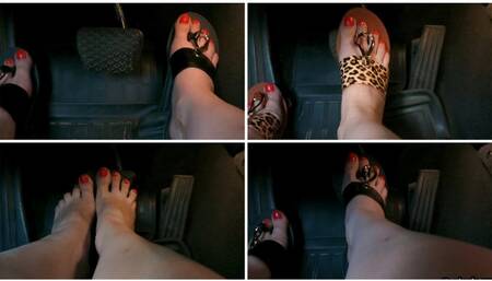 HOT: Extremely fast driving, flooring gas, spreading toes and really hard braking in BMW