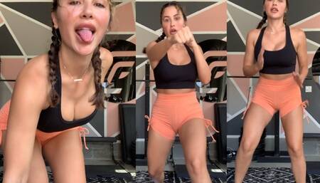 Ana Cheri OnlyFans Workout Lewd Video