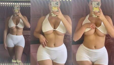 Demi Rose Sexy Underboob Selfie Video Leaked