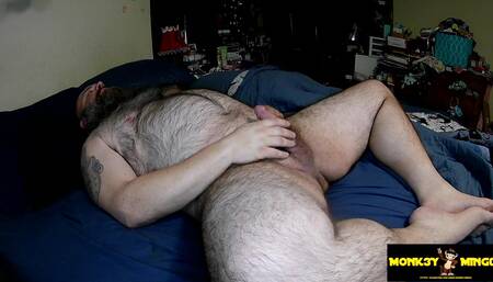 Hairy Bear Getting off.