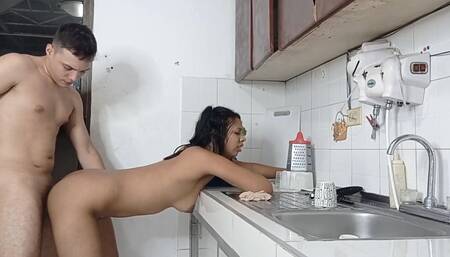 Real Homemade Sex with My Brunette Stepsister Wanting to Fuck -taboo-