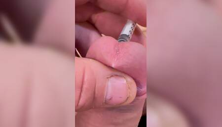 Pierce From Urethra Out the Top of My Cock