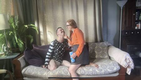 Diaper Check and Chin Tickling at Snacktime