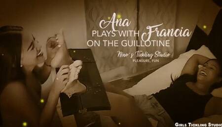 18-Year-Old Girl Tickles & Dominates Mature Woman In Stocks