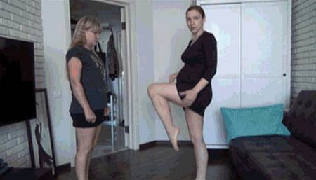 RIGHT TECHNIQUE TO KICK MEN BALLS HD PART 2 barefoot