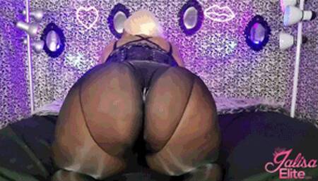 Big Sensual SHINY Ass Worship in Vinyl and Nylon (MP4 Version)