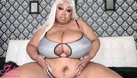 Soft Body BBW Sparkle Bikini Striptease (MP4 Version)