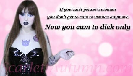 You don't get to cum to women anymore - MP4 HD 1080p