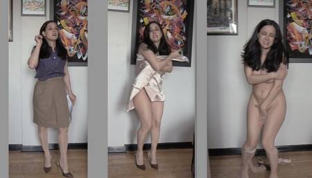 PHOTO SHOOT FLOP - Jamie Daniels, ENF, Embarrassment, Humiliation, Made to Strip - WMV