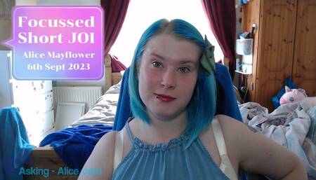 Focussed Short JOI - Solo Girl