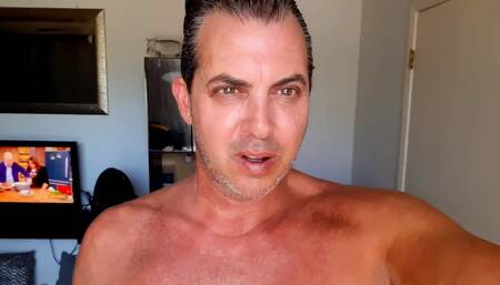 Male Celebrity Cory Bernstein Shows Big Cock in Andrew Christian Black Underwear in