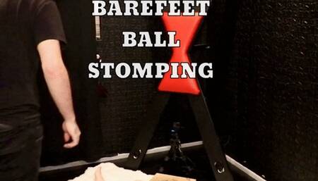 Barefoot Ball Crushing - Ballbusting Kings