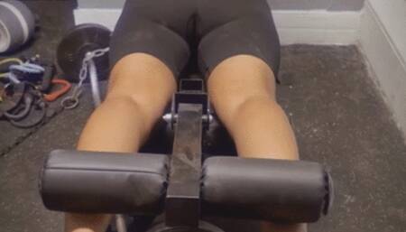 Dirty Gym Dirty Socks ballbusting beta bitch while restrained before pissing on his face