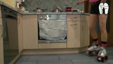 Skating in the kitchen 8