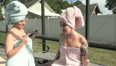 Towel Fetish Sensual Lesbian Massage Fun With Ashlynn Taylor & Whitney Morgan (SD 720p WMV)