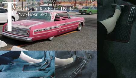 Getting Ready to List in Pantyhose and Flats (mp4 1080p)