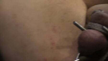 electro game with piercings and sounding this short dig man