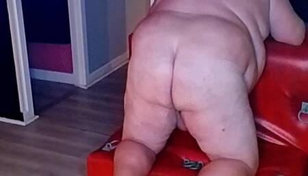 Goddess spanks loser slave over spanking bench