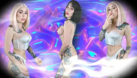 Sensual Funny cigarette Smoking - JOI